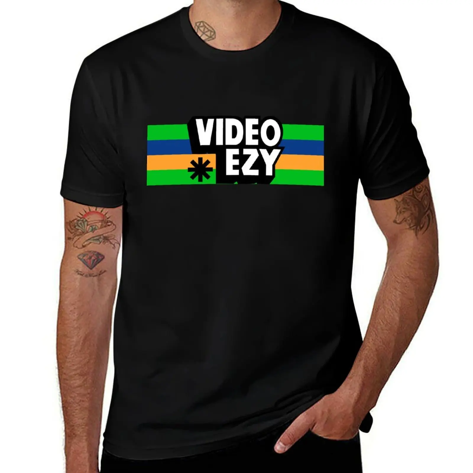 Canberra Stripes T-Shirt Casual Trendy Short Sleeve T-Shirt