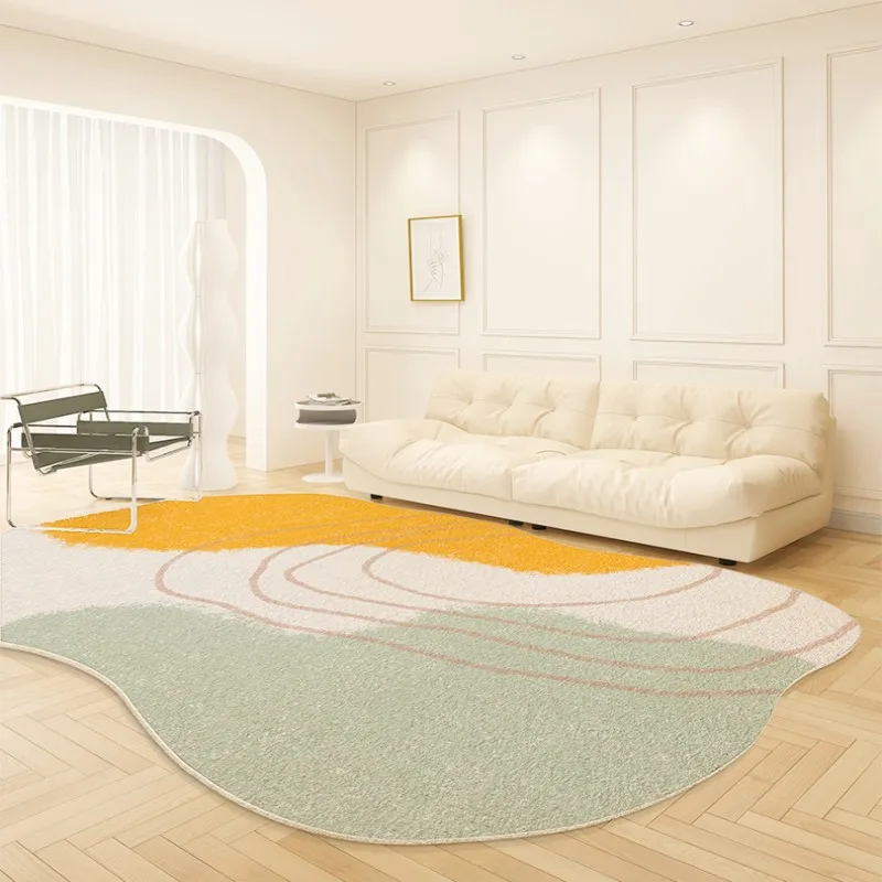 Light Luxury Living Room Decoration Plush Carpet Irregular Rugs for Bedroom Large Area Carpets Home Fluffy Soft Mat Lounge Rug