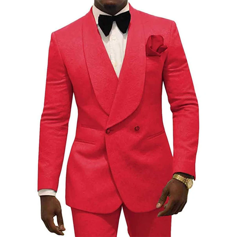 

2023 New Fashion Leisure Business Wedding Men Suit One Breasted Autumn Spring Male Set 2 Pieces(Jacket+Pants) Traje Hombre