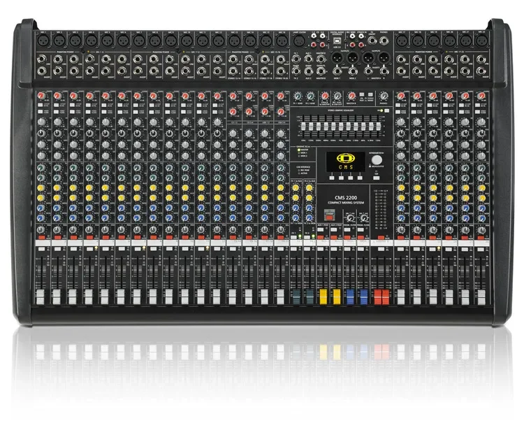 Mezclador de audio y consola mezcladora CMS 2200 CMS 2200-3 de 22 canales de alta calidad