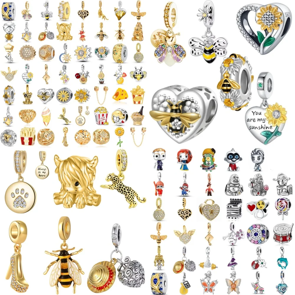 

Hot Selling 925 Silver,Yak,Bee Beads Firefly,Butterfly Pendant fit European Original Bracelet DIY Accessories Exquisite Jewelry