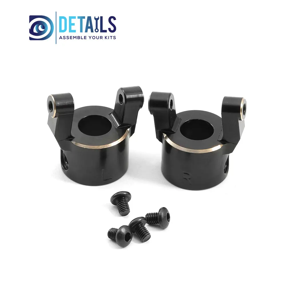 

Hobby Details Brass C Hubs for SCX10 PRO (Golden Black)