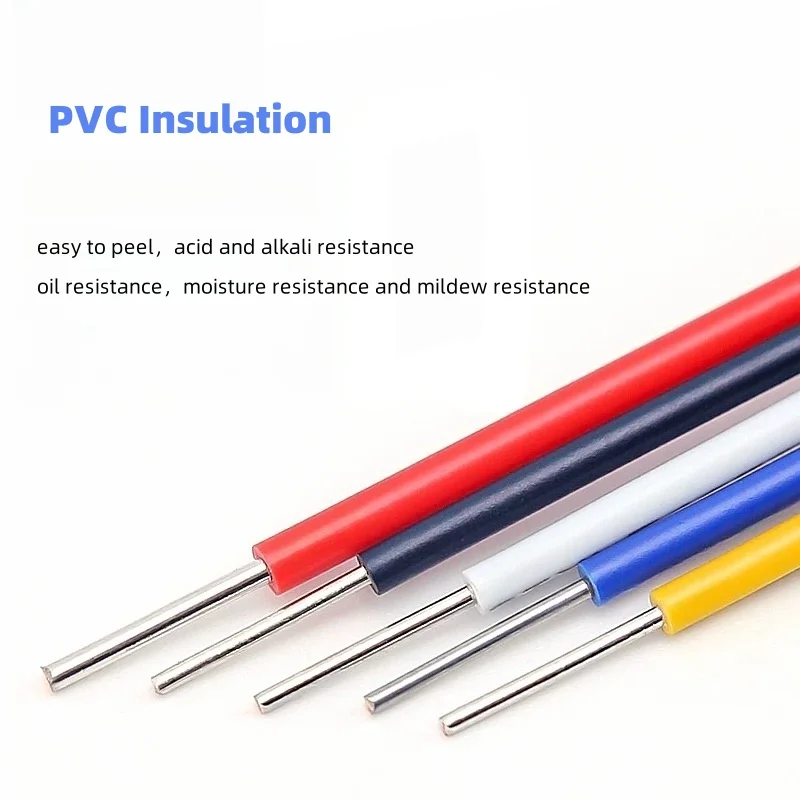 Boxed1 UL1007 Single CoreTinned Copper Wire 22AWG PVC Insulationn Electric Pass Electrician Cable Line
