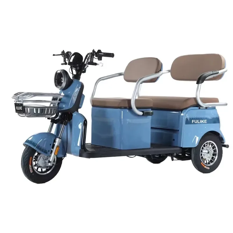 STROVAN Factory Wholesale 48V Leisure Electric Trike for Adults Open 3 Wheels Passenger Electric Tricycle Motorized for