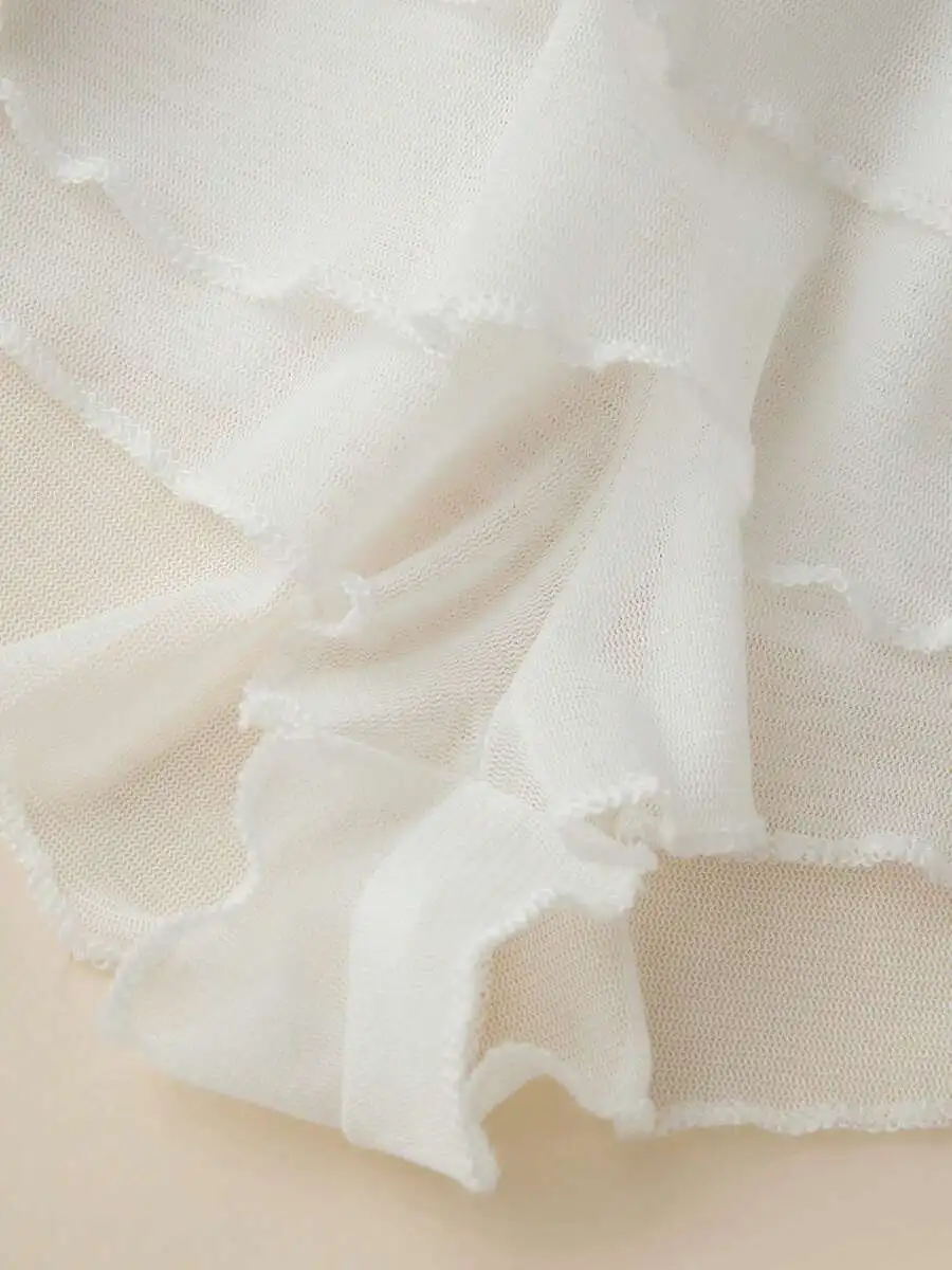 

Women Y2k Lace Ruffle Bloomers Multi Layered Low Rise Short Pettipants