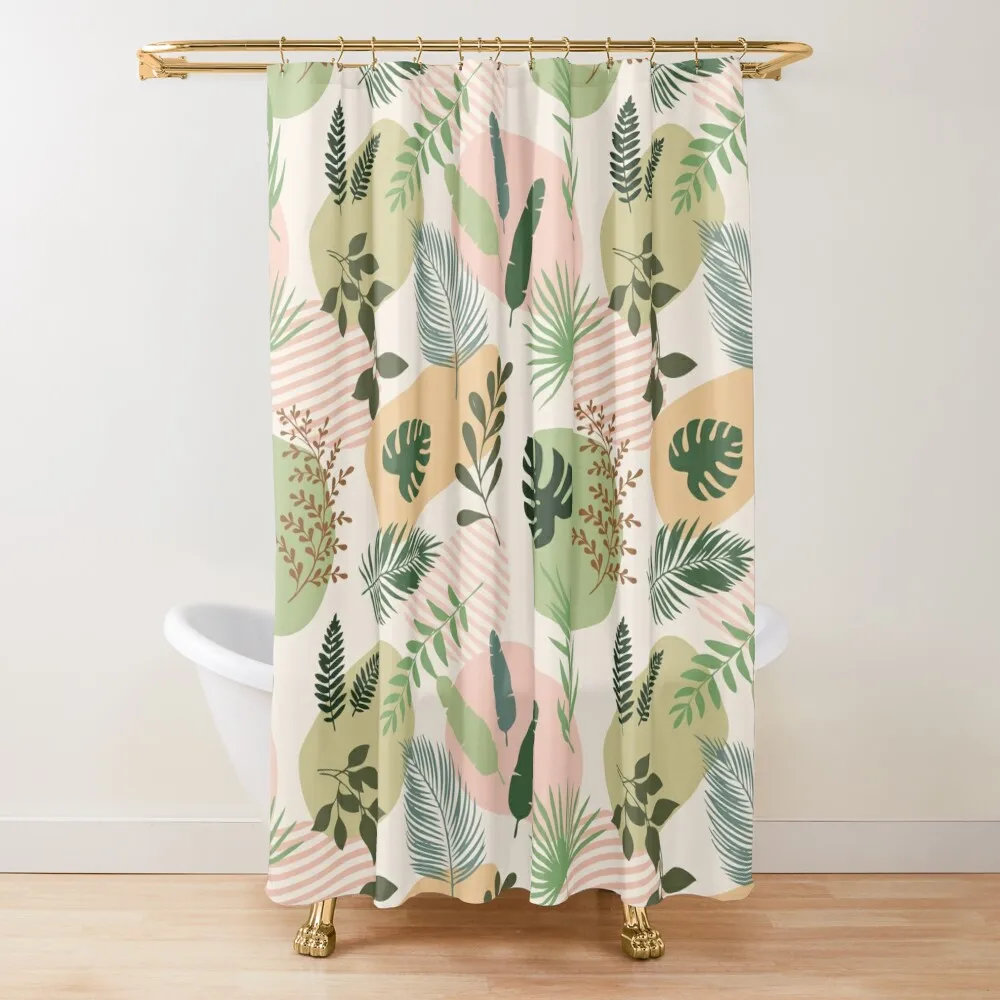 

Abstract Garden IV Shower Curtain Shower Waterproof Cover Shower For Bathroom Set Curtain