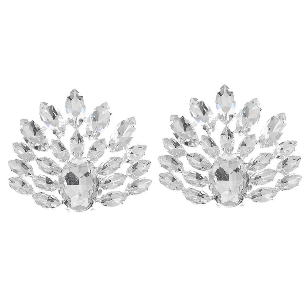 

Shoe Buckle Clips Rhinestone Decorative Jewelry for Bridal Wedding High Heel S Flat Shoes Accessories Charm Decor