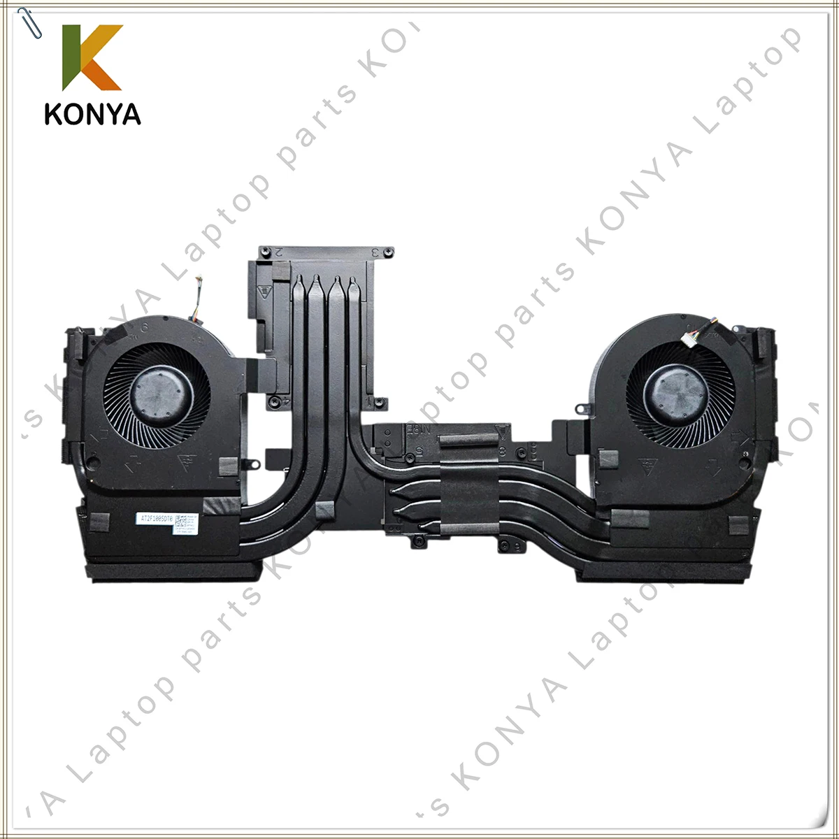 

Новый оригинальный вентилятор для ноутбука Dell Alienware Area-51M 51M R1 серии, охлаждающий вентилятор, медная трубка в сборе FY4CJ AT2F1005DT0