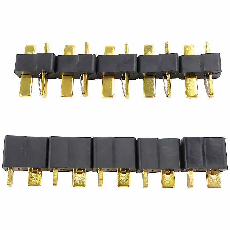 10pcs T-type Plug Male and Female Head Docking Socket, Model Airplane Current Lithium Battery Power Interface Connector