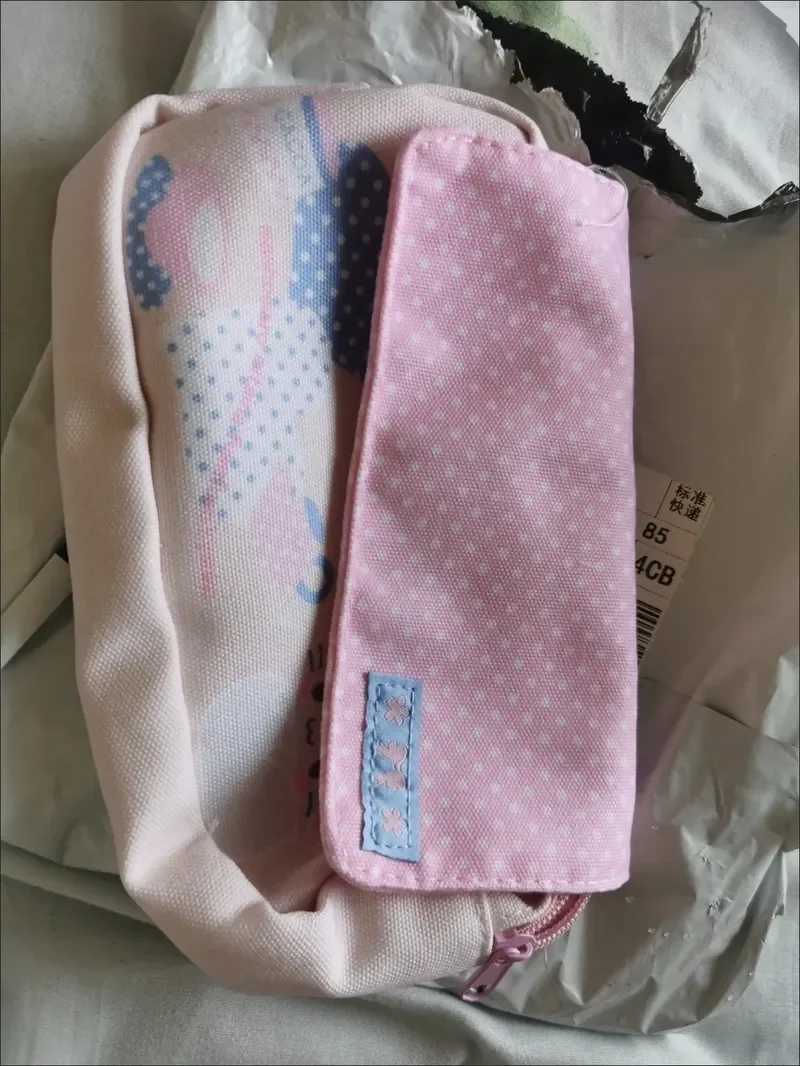 Kawaii ميلودي Masyumaro رقيق Fuwa Nyanko القط مقلمة قلم رصاص بشكل جذاب الحقيبة التخزين المنظم حقيبة مستحضرات تجميل حقائب مستحضرات التجميل هدية