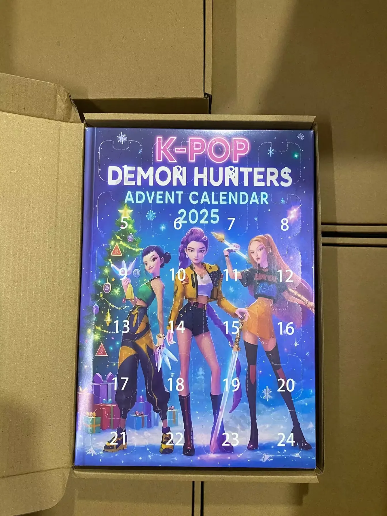 

# # # ГОРЯЧАЯ ПРОДАЖА В НАЛИЧИИ Календари обратного отсчета Kpop Demon Hunters Адвент-календарь Модель Куклы Коллекция Настольные украшения Рождественские подарки
