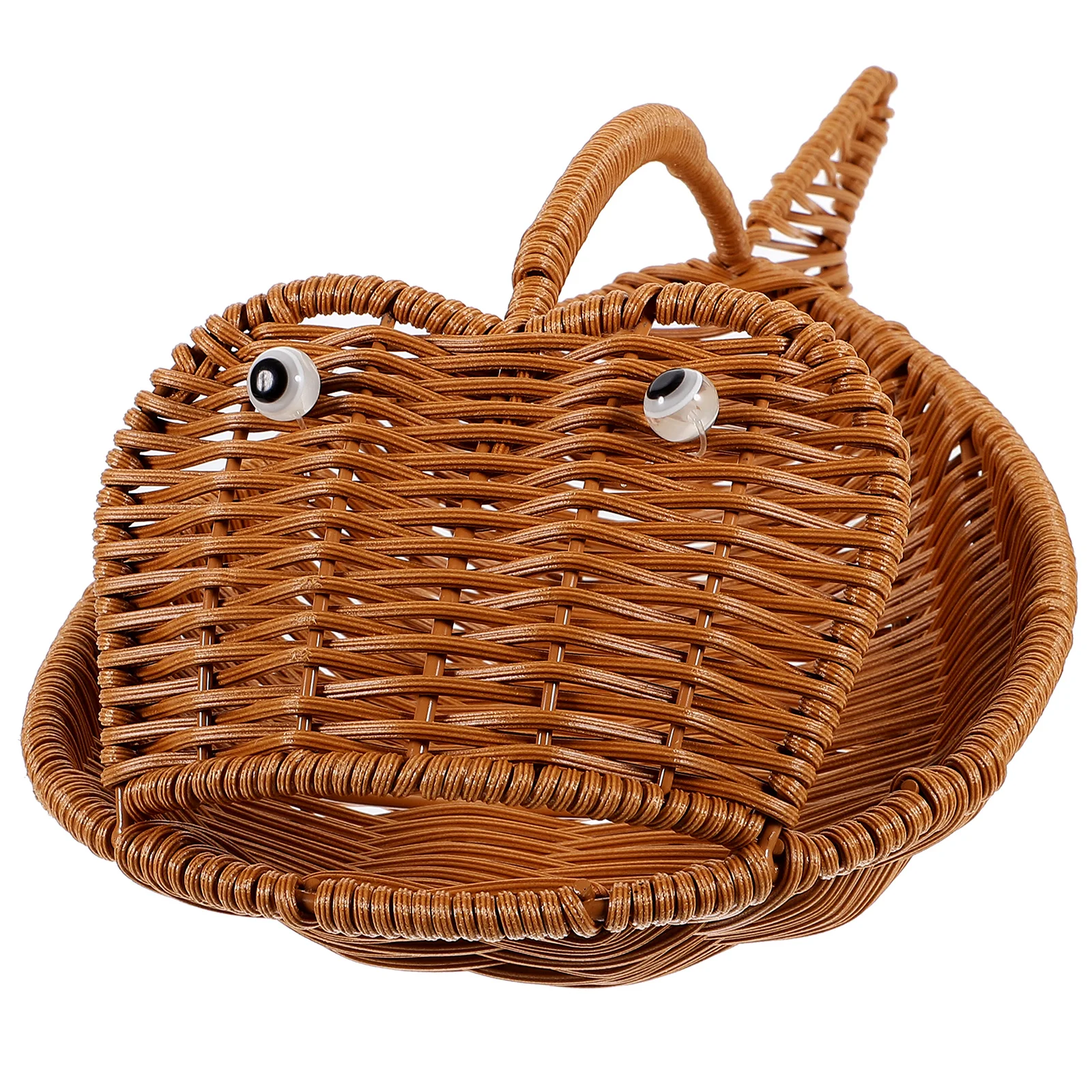 

Box Fish Shape Storage Basket Shopping Decorative Kitchen Handwoven Food Serving Baskets