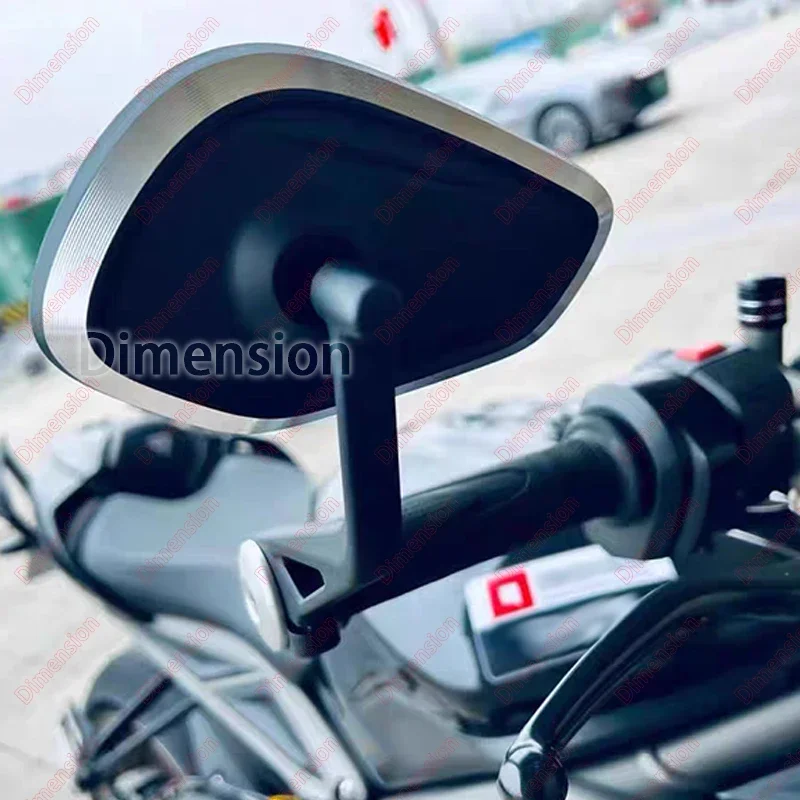 New Motorcycle Handlebar Rearview Side Mirrors Bar End Mirror Kit For Street Triple S 765 765RS 765R Bobber T120 Daytona 660 675