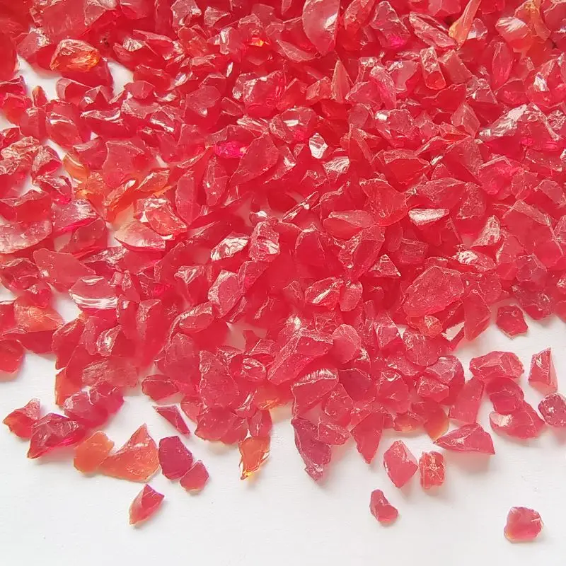 High purity silica sand crafts for glass production and manufacture of terrazzo sandblasting with colored glass sand beads