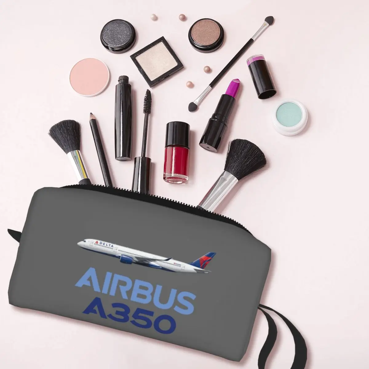 Nuevo neceser Airbus Beluga A350, organizador de cosméticos, neceser para mujer, estuche de viaje para lápices de belleza