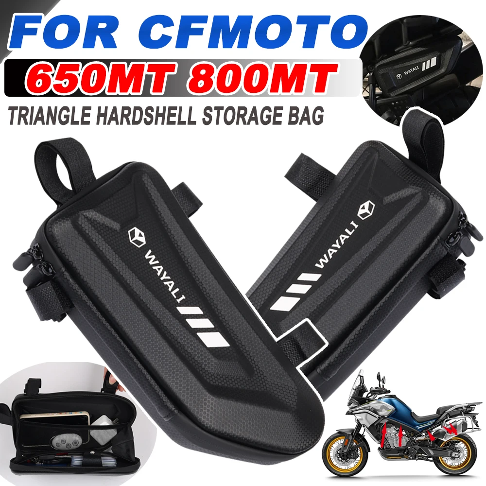 

For CFMOTO CF MT800 MT800 MT 800 650 MT 650MT Motorcycle Accessories Side Bag Waterproof Hards Shell Package Tool Triangle Bags