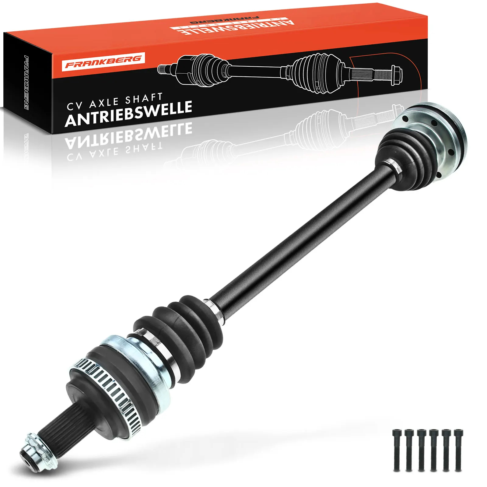 Frankberg 1x Aandrijfas Achteras Links Voor BMW 3 Serie E90 E93 E92 1er E81 E87 E88 VKJC8678 33217547071 18-341101 33217523959