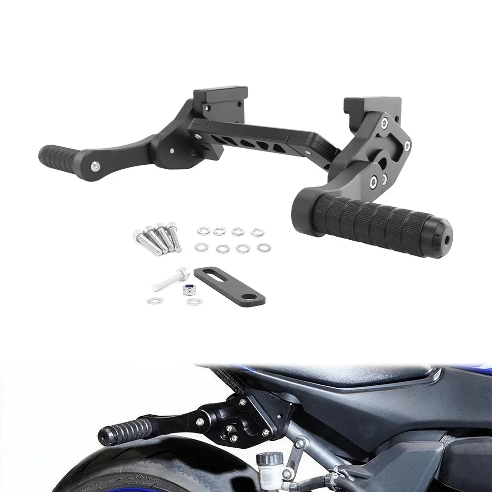 Motorcycle Passenger Peg Guard Peg Support Stunt Adjustable Subcage Rear Footrests Subcage YZF-R7 2021-2025 YZF R7 For Yamaha