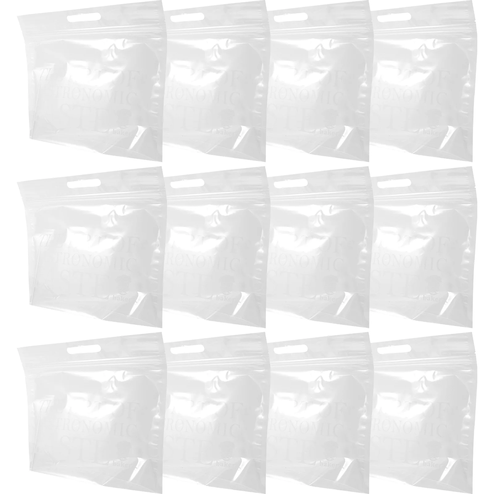 

50pcs Self-Sealing Bread Transparent Food Storage Pouches For Cookies Snacks Bakery Packaging Clear Treat Bags Donuts Wrapping