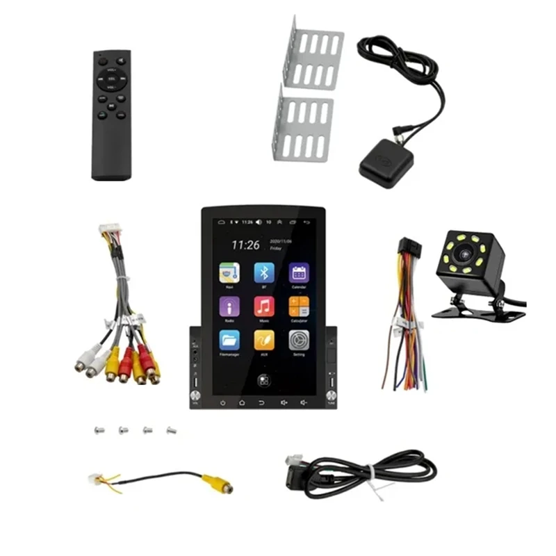 

10,1-дюймовый 2Din универсальный Android-радио для Tesla с сенсорным экраном Carplay, мультимедийный видеоплеер, автоматическая навигация, GPS