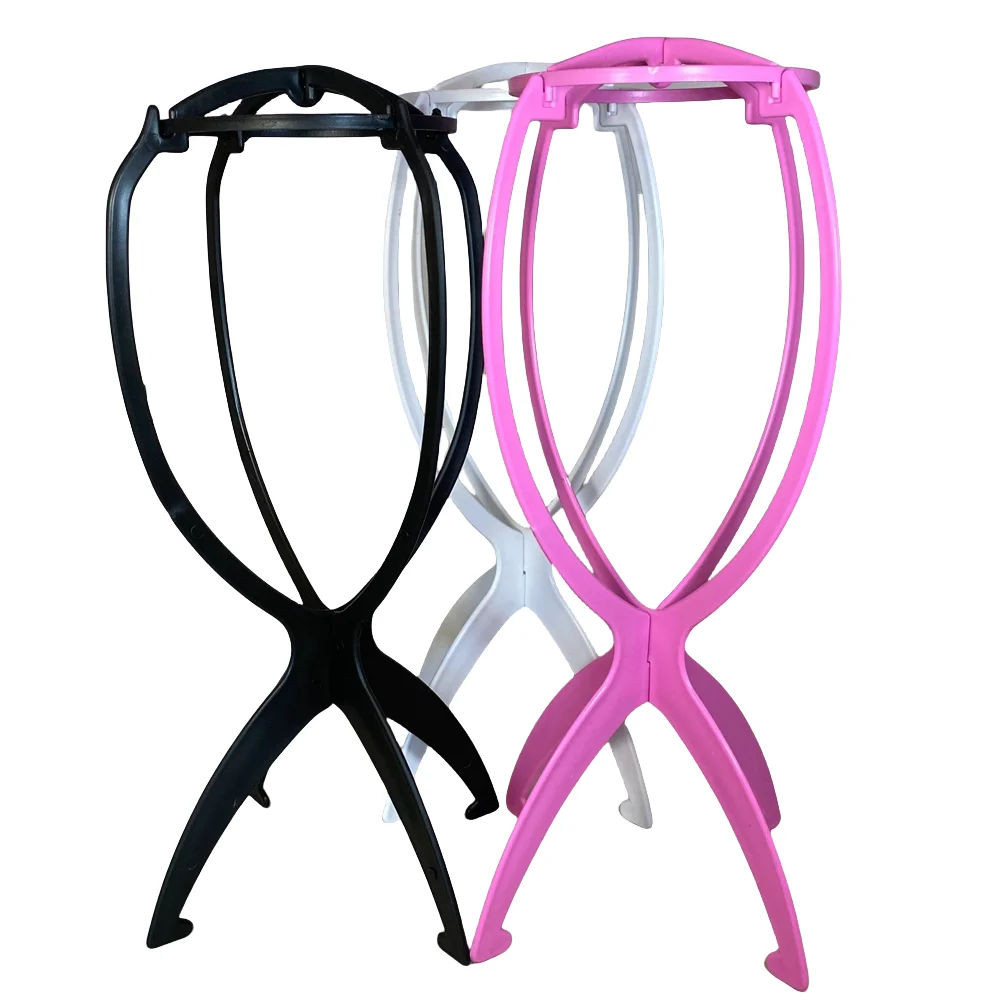

2pcs/set 36cm 3 color Wig Stand Wig Stands Portable Wig Hanger Salon Barber Hanging Hats Holder Dryer Display Stand