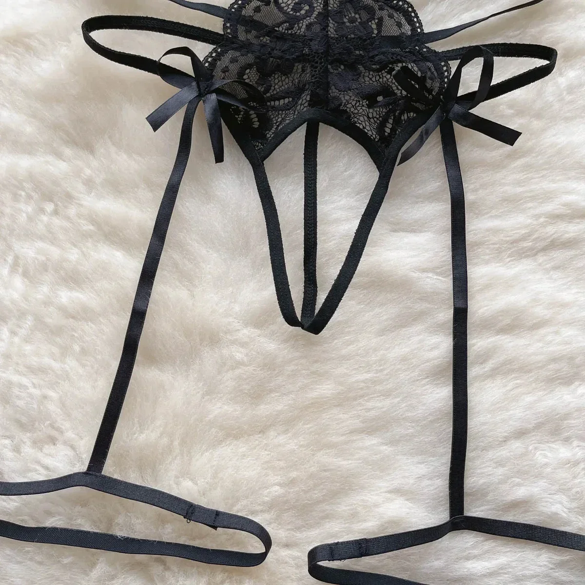 Черный однотонный прозрачный сексуальный комбинезон на шнуровке с сращенными бретелями, облегающее эротическое белье, боди, корректирующее белье, комбинезон с открытой спиной