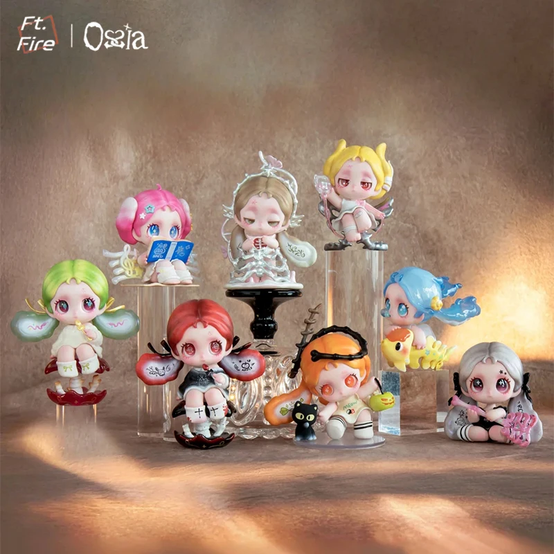 

Ossia Authentic KKV Feel The World Series Blind Box MysteryBoxAction Figures Collectible Doll Desktop Ornament Gift For Friends