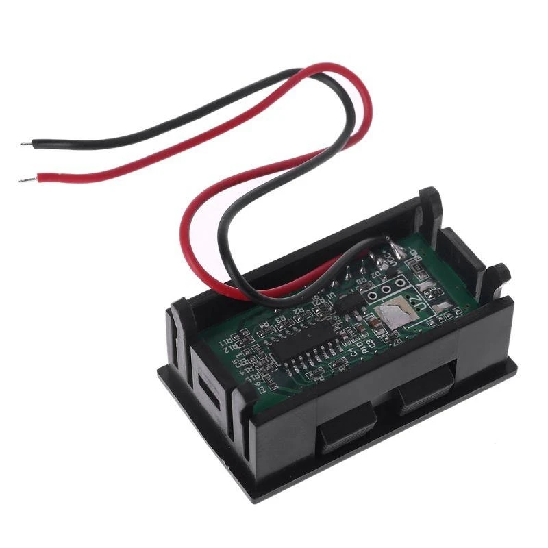 Car Truck Acid Battery Display Panel Meter 12V Dual USB Voltmeter with On/Off Switch
