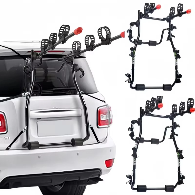 Outdoor travel bicycle rack Car trunk Steel bicycle rack