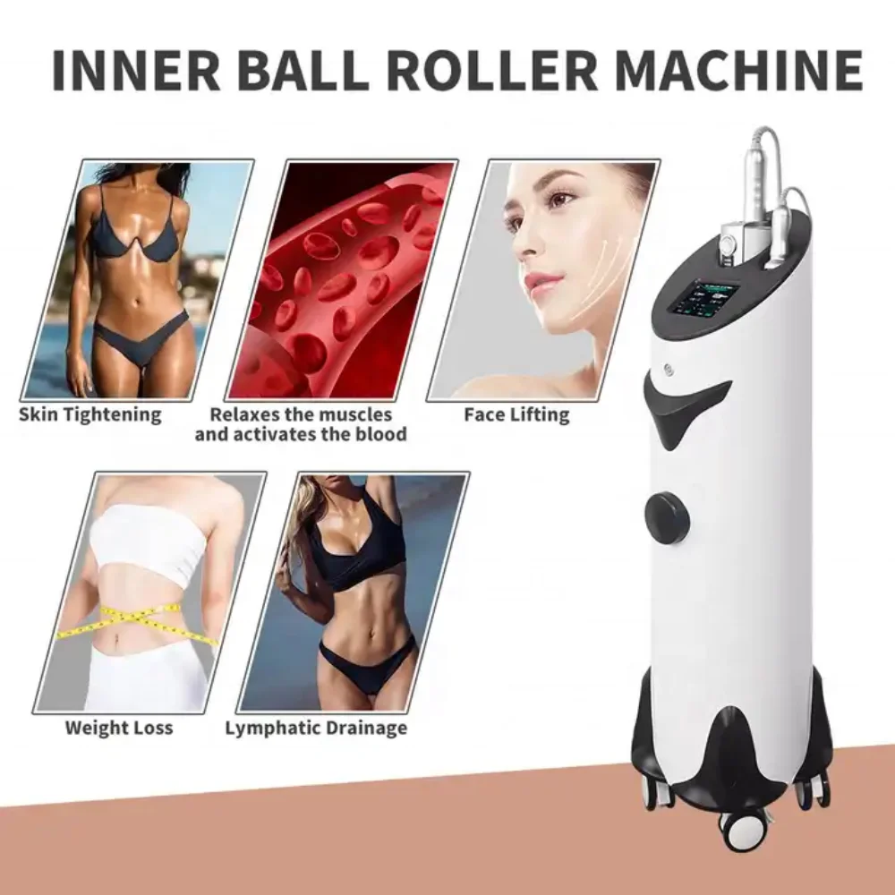 

2024 Professional fat bruning slimming rejuvenation multi-functional 9D inner ball roller massage machine body sculpting machine