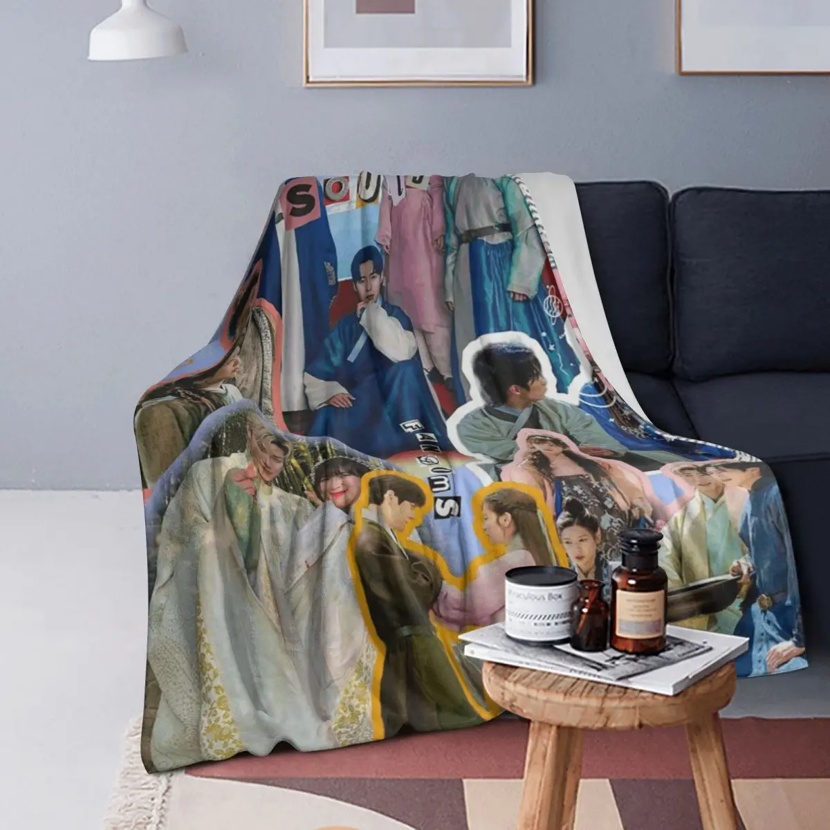 

Kdrama Alchemy Of Souls Light And Shadow Blankets Soft Warm Flannel Throw Blanket Bedspread for Bed room Picnic Travel Home Sofa