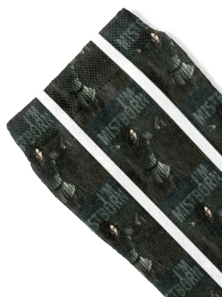 Mistborn Novel Series by Brandon Sanderson - Graphical Character Art 4 Socks Run ankle heated winter thermal Socks Woman Men's