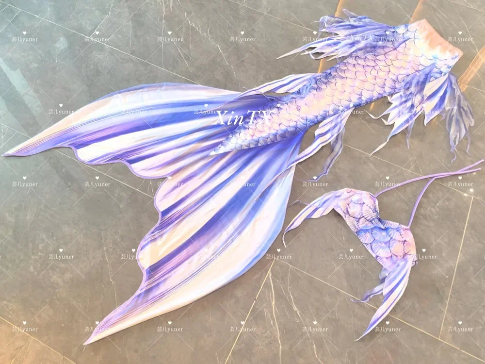 New Simulated Mermaid Tail Female Split Swimsuit Princess Skirt Mermaid Swimming Costume Cosplay Qi Yu Design Elements view 5