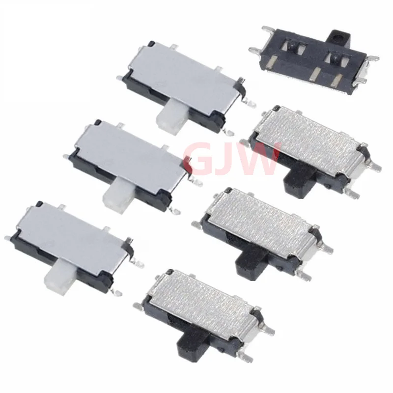 10 pcs Mini 7-Pin On/Off 1P2T SPDT MSK-12C02 SMD Toggle Slide Switch For MP3 MP4