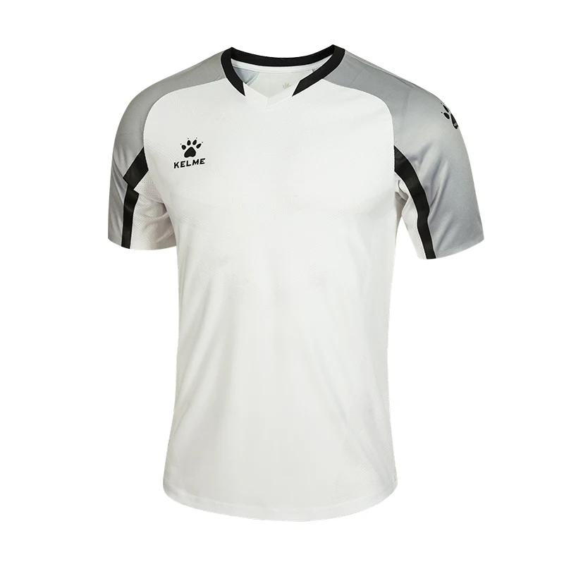 Kelme camisa de futebol topo masculino jogo treinamento esportes respirável camisa de secagem rápida pode ser personalizado camisa da equipe 8051zb1004