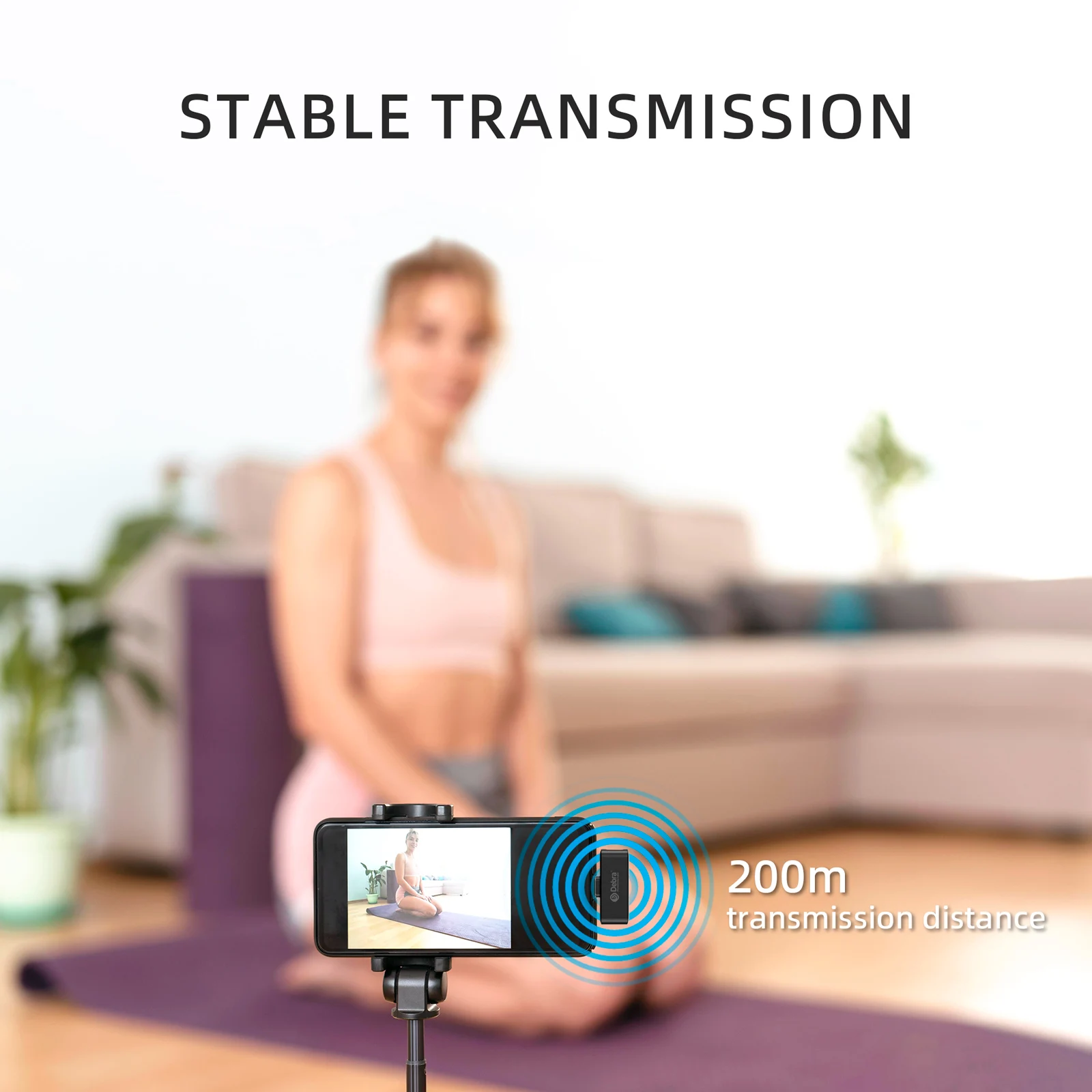Debra DMIC-2 wireless micropho - đánh giá và giá Wireless Lavalier Microphone Dual Receiver