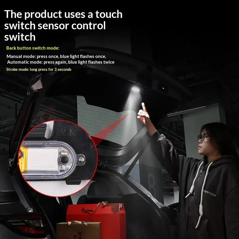 Ultra Bright LED Trunk Light Interior Automotive Accessory For Proton EX2 E.MAS 5 2025 2026 Easy Install Cargo Lighting