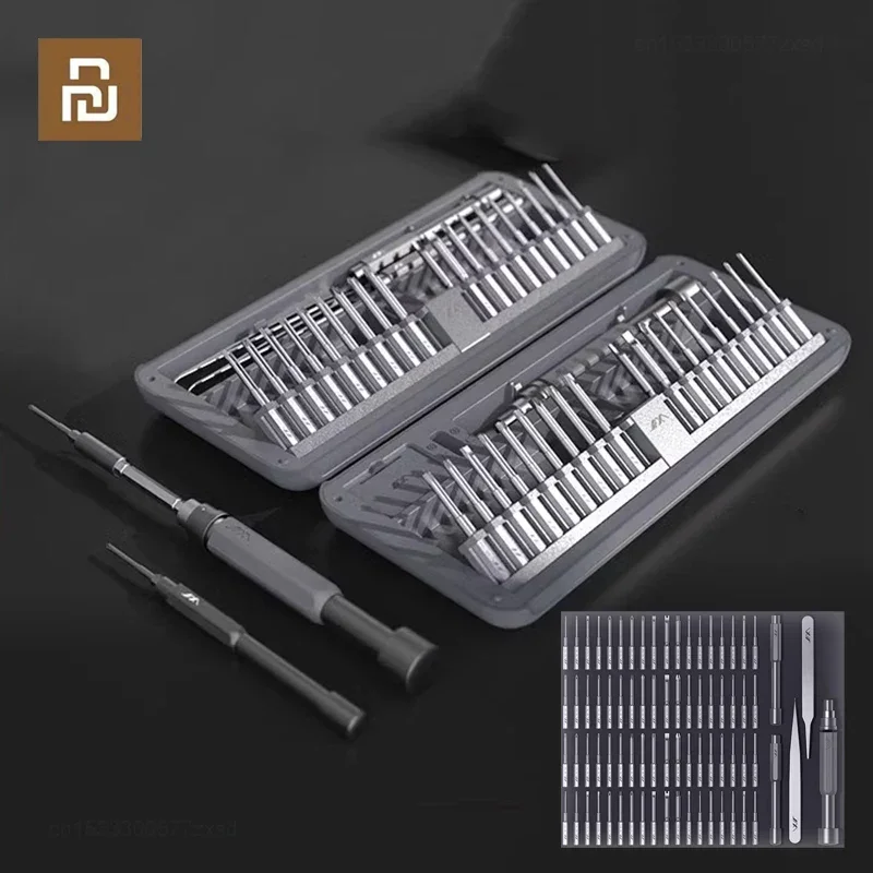 

Youpin JIMI JM-GNT80 80 in 1 Precision Screwdrivers 72PC S2 Alloy Steel Bits Multi-used Repair Screw Driver with Rods Home Tools