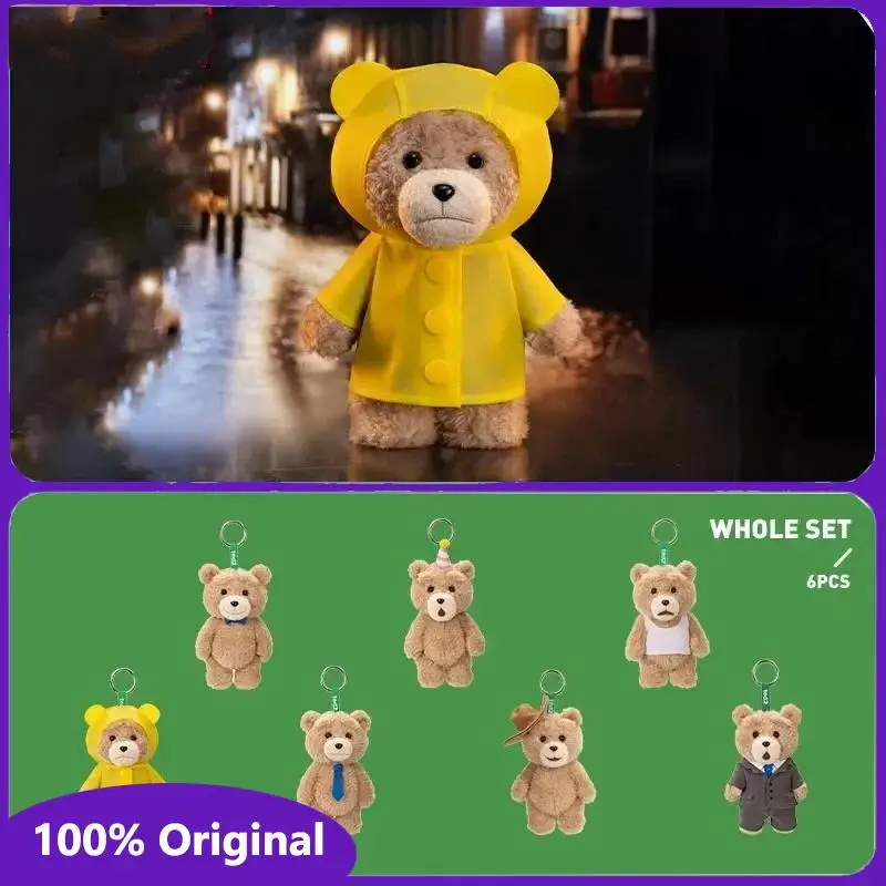 

100% Original Ted2 Series Action Pendant Blind Box Mystery Box Guess Bag Toys Doll Cute Anime Figure Desktop Ornaments Coll