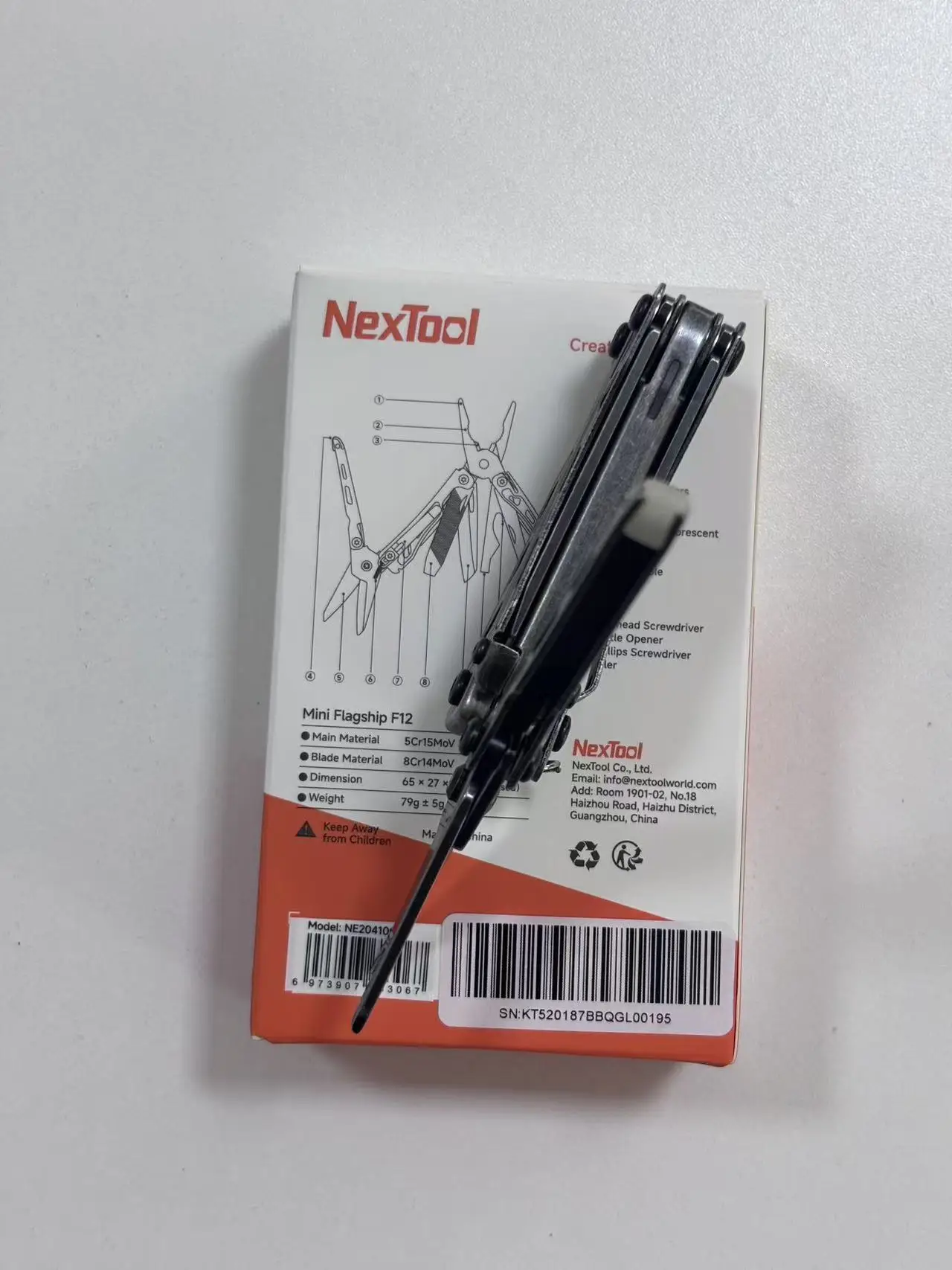 NexTool Mini Flagship F12 Multi Tool Pliers 13 In 1 Folding EDC Multitool Screwdriver File Ruler Outdoor Camping Tools