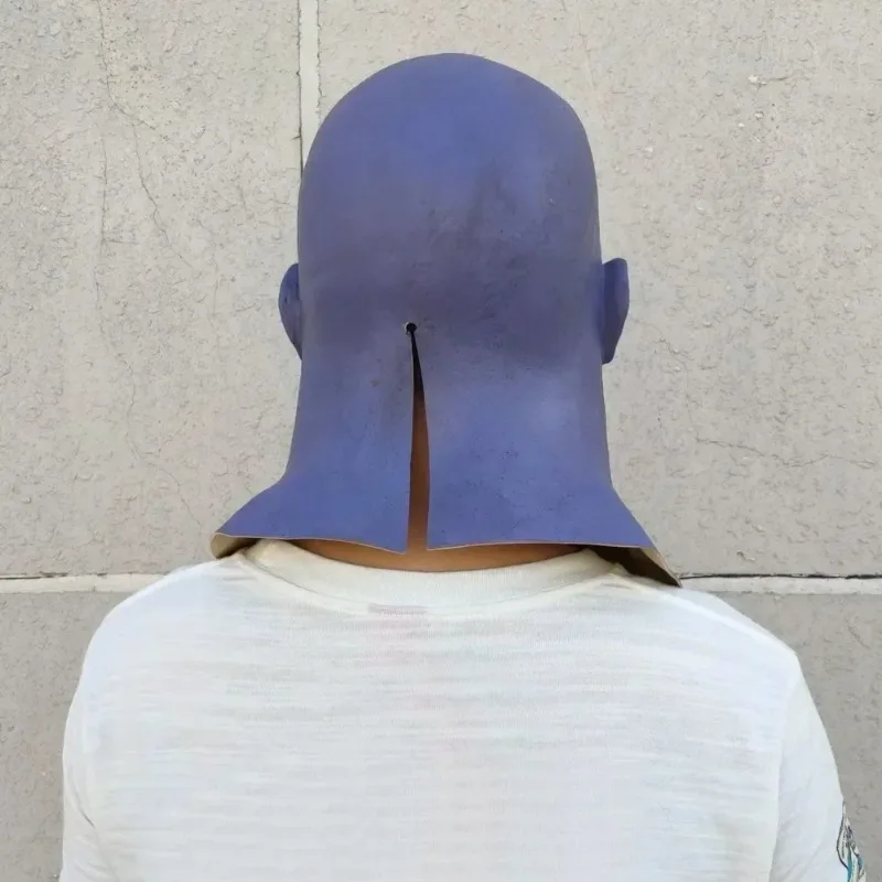 Costume cosplay Puntelli per feste Supereroe Deluxe Thanos Maschera Casco Infinity Gauntlet Infinity War Guanti Fancy Dress Party Anime