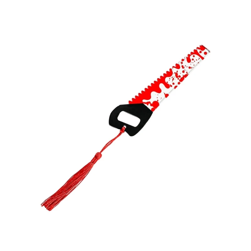 علامة صفحة بطابع الهالوين مع شرابات من الأكريليك وإشارات مرجعية لكتب الرعب وأقلام تحديد صفحة ومستلزمات القراءة للطلاب