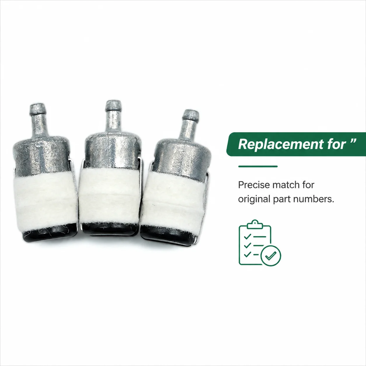 3 Pack Fuel Filter Replacement for Husqvarna 150BT 350BT 170BT 180BT Backpack Blowers, Gas Filter Blower Parts Small Engine