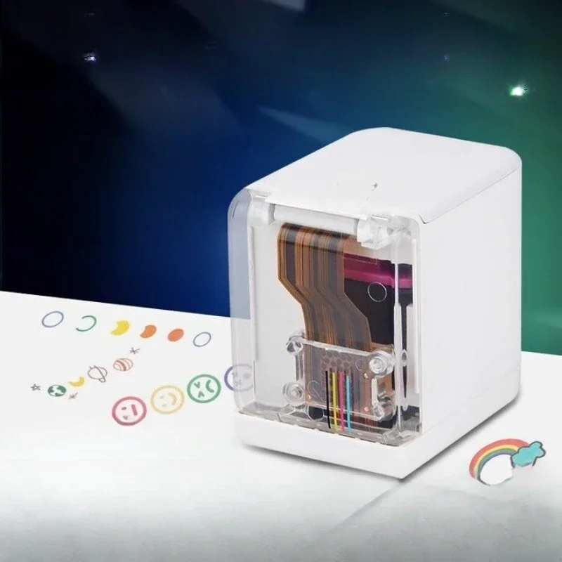 Handheld printer, card labeling machine, full-color inkjet printer, small and convenient mini printer