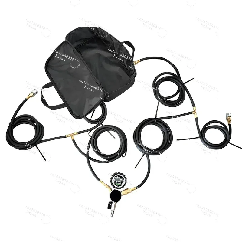 Muti-Way 4-Way Off-Road Tire Inflation System Digital Pressure Gauge for Vehicle