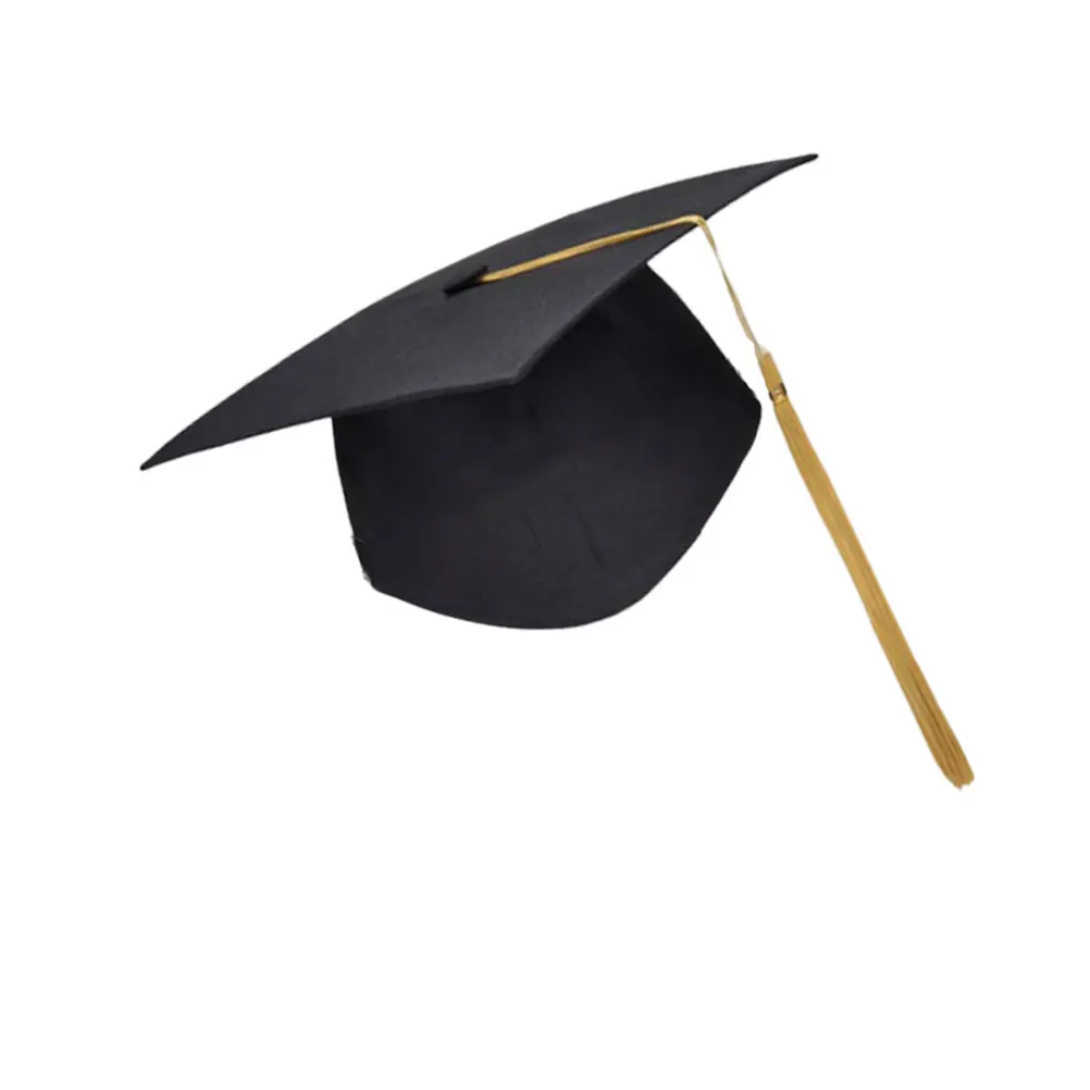 

Doctor Hat Graduation Cap with Tassels Yellow Child Adult Party Supplies Lightweight Comfortable Classic Design Durability