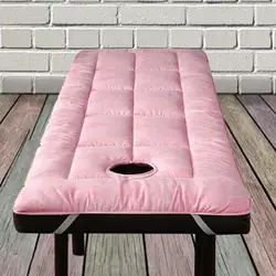 SPA Massage Table Pad Beauty Salon Mattress with Elastic Bands Beauty Facial Bed Cushion for Hotels Massage Parlors 60x185cm