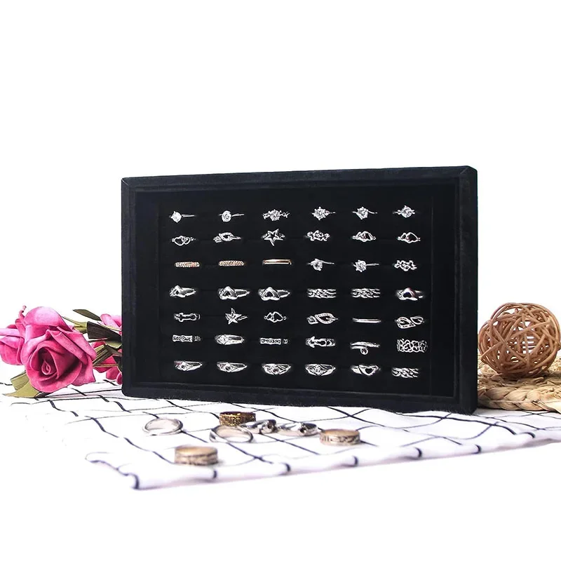 Jewelry Organizer Ring Holder Display Tray Stand