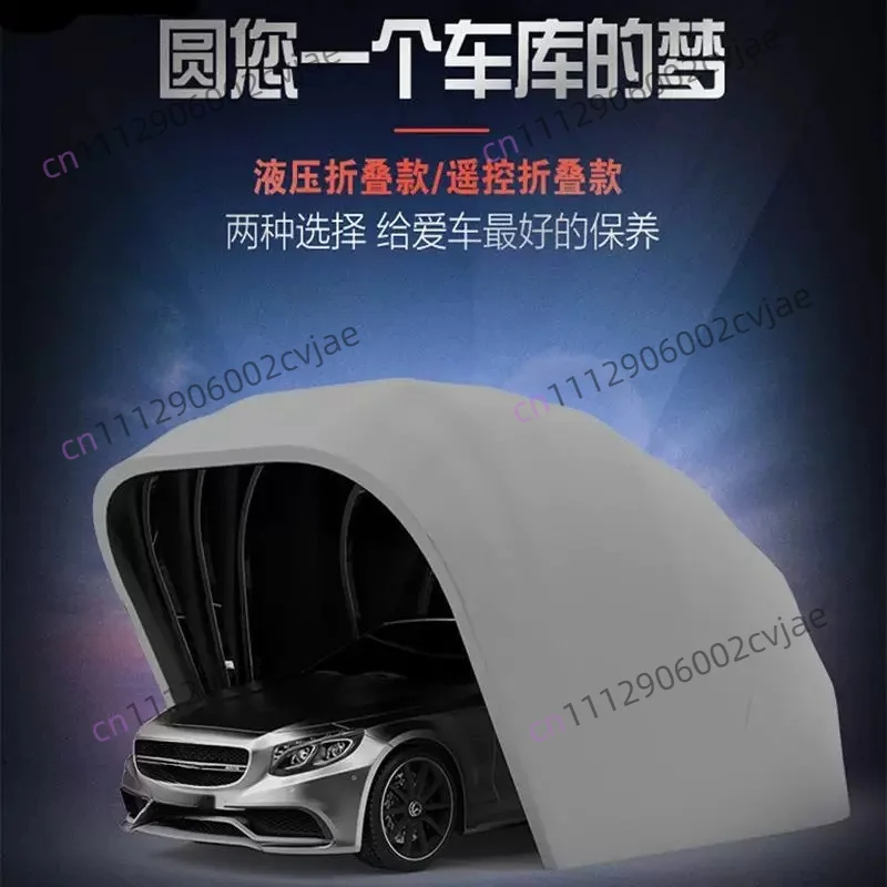 Semi-automatic Fully Automatic Mobile Carport Garage Folding Material Semi-automatic Carport Car Parking Shed