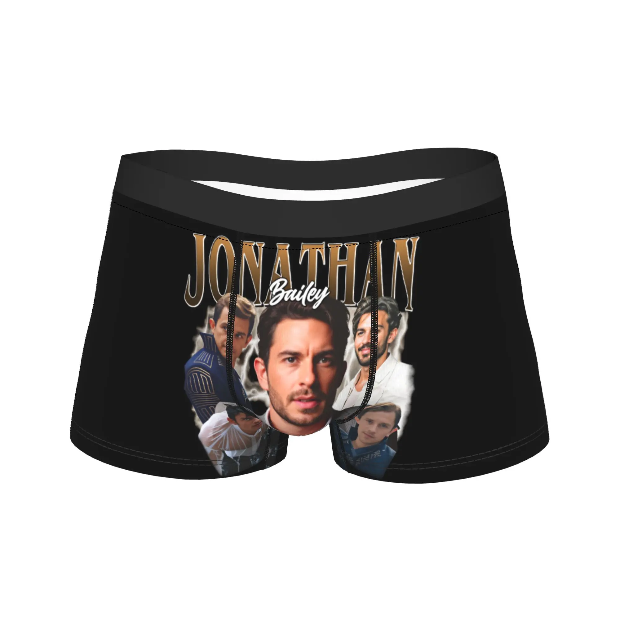 

Jonathan Bailey Underwear Men's Underpants Custom Breathable Trunk Trenky Shorts Briefs Plus Size 2XL